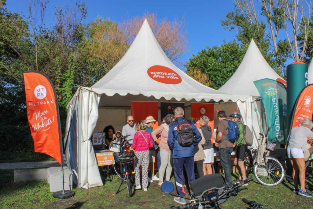 Stand METPARK- Bordeaux Métropole Vélotour 2023