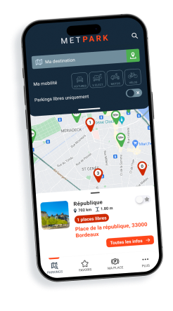 Visuel application mobile METPARK