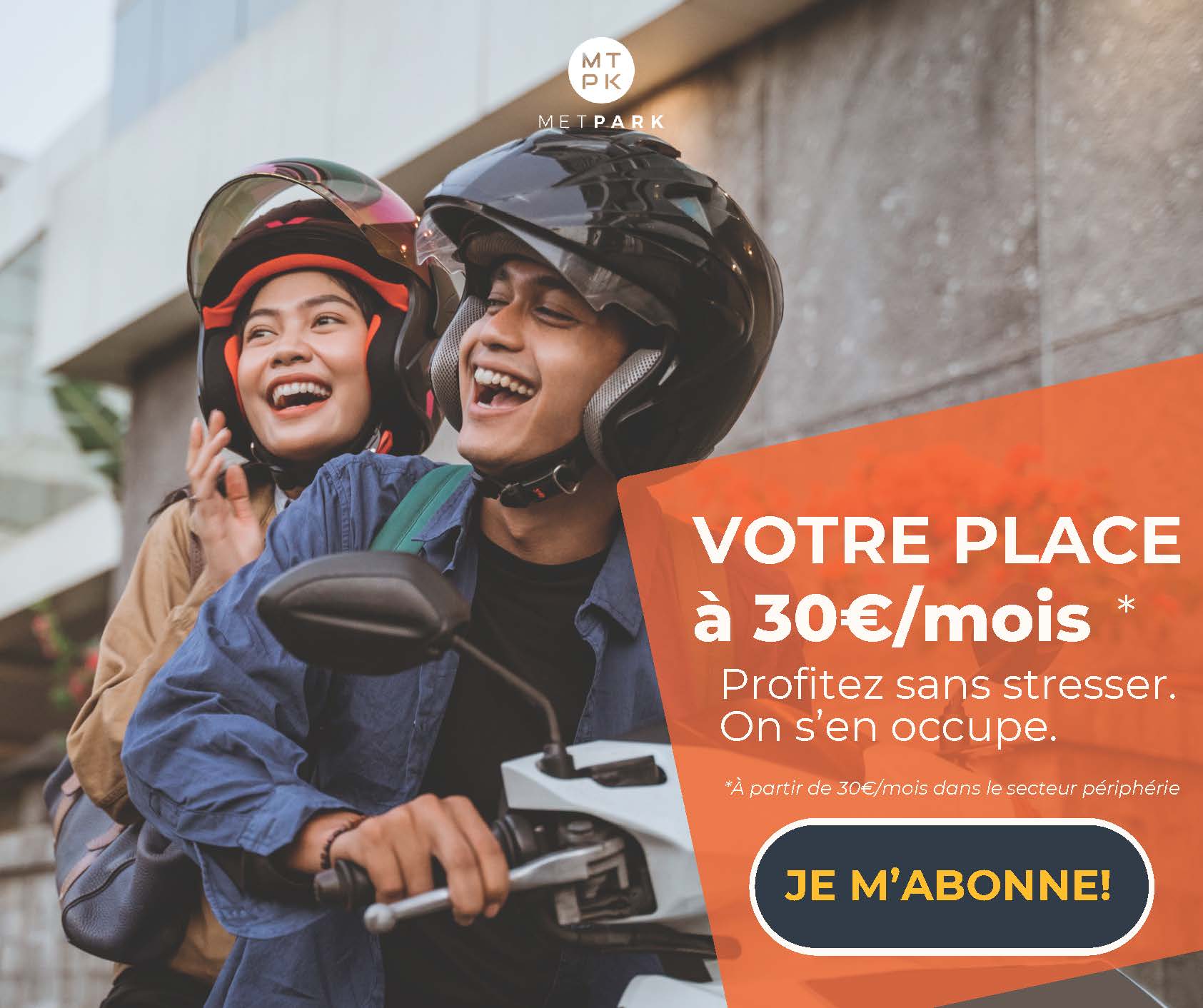 Place Moto parking METPARK - Stationneent moto - Place scooter Bordeaux